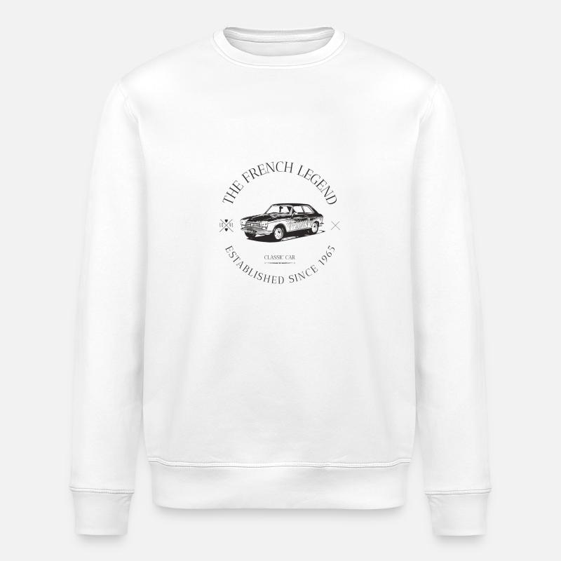  204 FRENCH CAR - Sweat bio ROLLER Stanley/Stella Unisexe - blanc