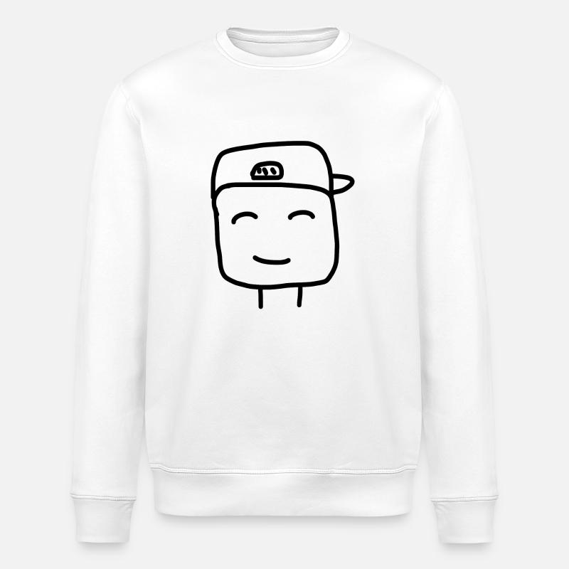ComicBoy - Stanley/Stella Unisex Bio-Sweatshirt ROLLER - Weiß