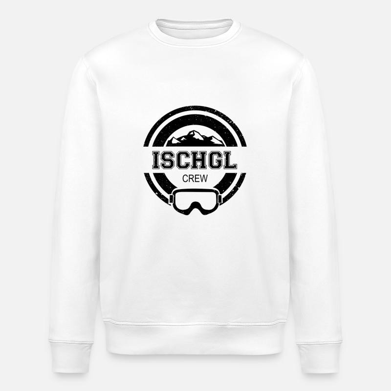 Ischgl Crew - Stanley/Stella Unisex Bio-Sweatshirt ROLLER - Weiß
