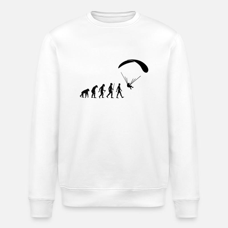 Evolution Parapente - Sweat bio ROLLER Stanley/Stella Unisexe - blanc