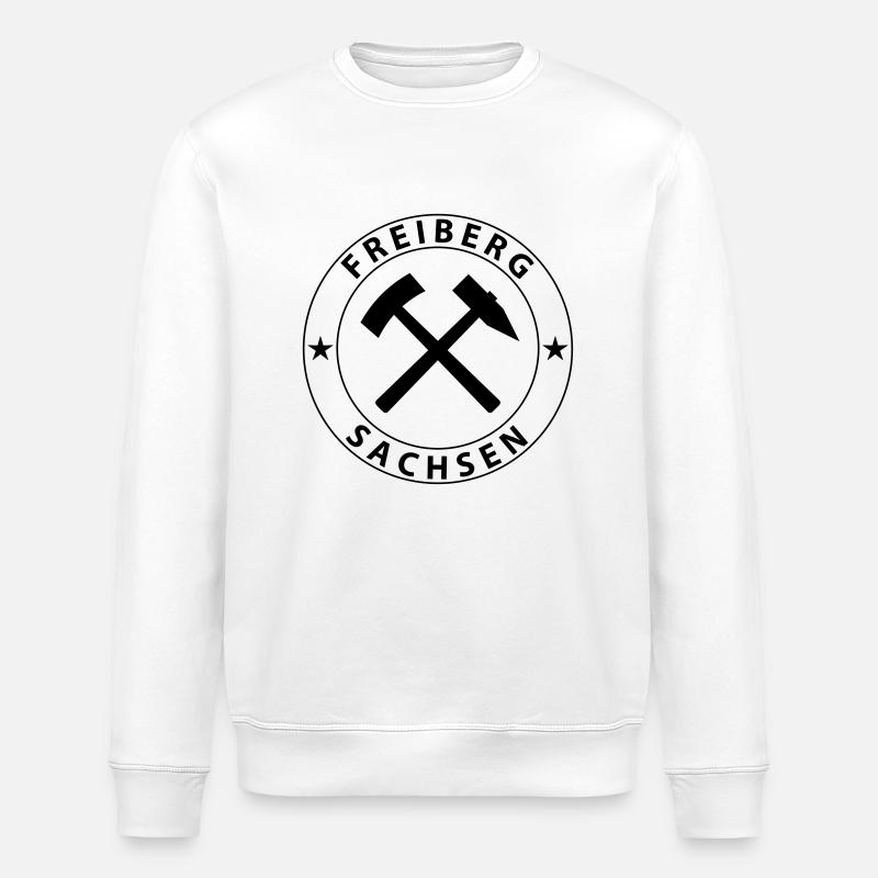Freiberg Wappen - Stanley/Stella Unisex Bio-Sweatshirt ROLLER - Weiß