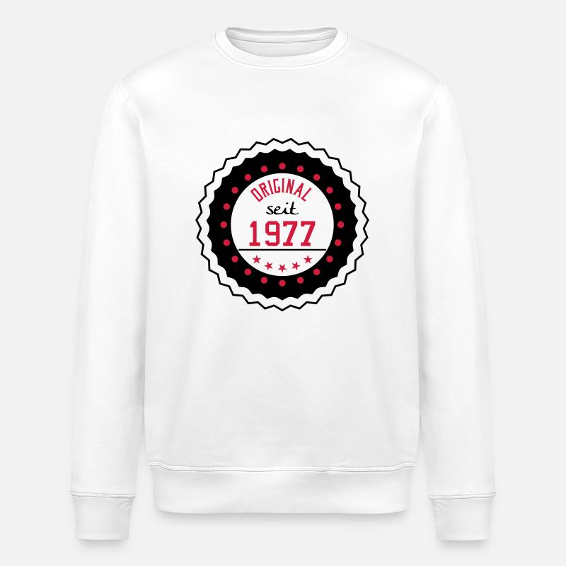Original seit 1977 - Stanley/Stella Unisex Bio-Sweatshirt ROLLER - Weiß