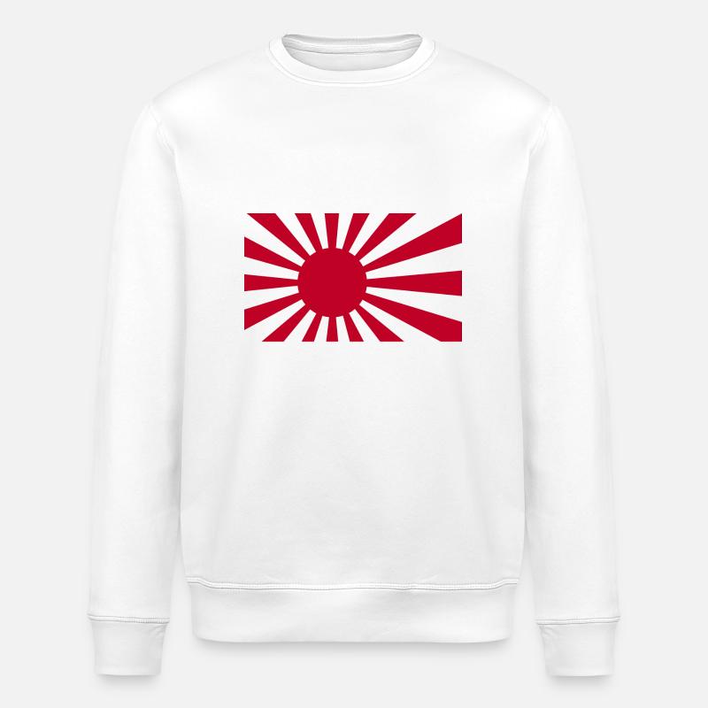 Rising Sun - Sweat bio ROLLER Stanley/Stella Unisexe - blanc