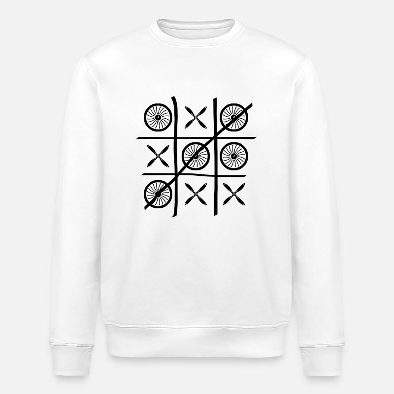 TicTacToe - Sweat bio ROLLER Stanley/Stella Unisexe - blanc