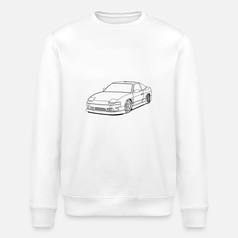 240sx white - Stanley/Stella Unisex Bio-Sweatshirt ROLLER - Weiß