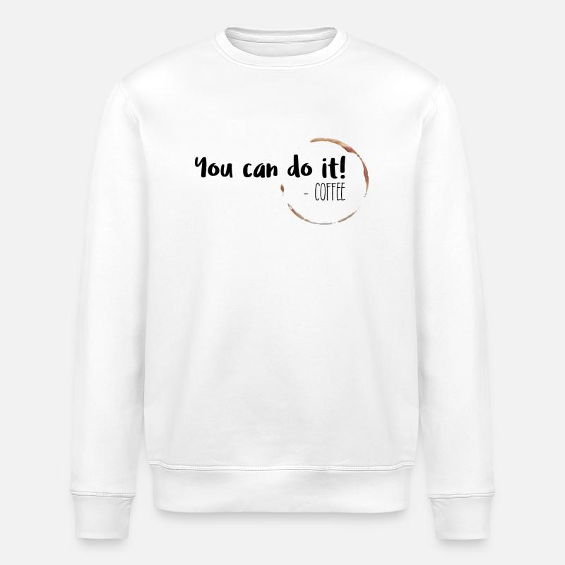 Coffee 2 - Stanley/Stella Unisex Bio-Sweatshirt ROLLER - Weiß
