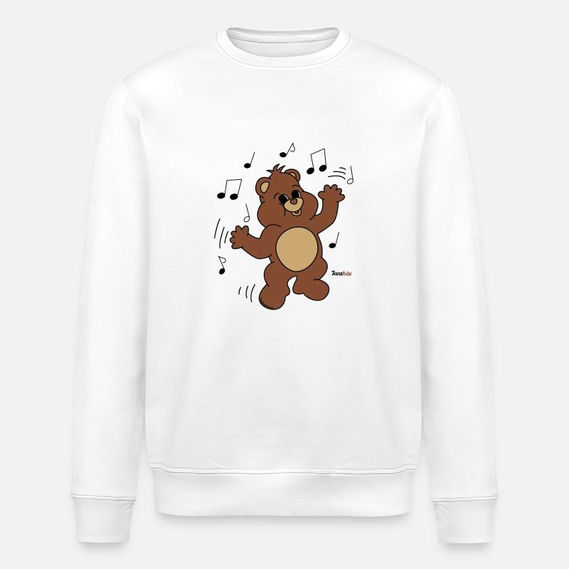 Tanzbär - Stanley/Stella Unisex Bio-Sweatshirt ROLLER - Weiß