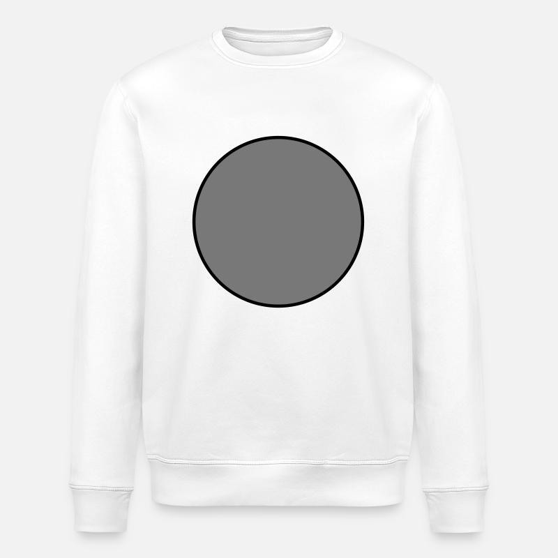 kreis gefüllt - Stanley/Stella Unisex Bio-Sweatshirt ROLLER - Weiß