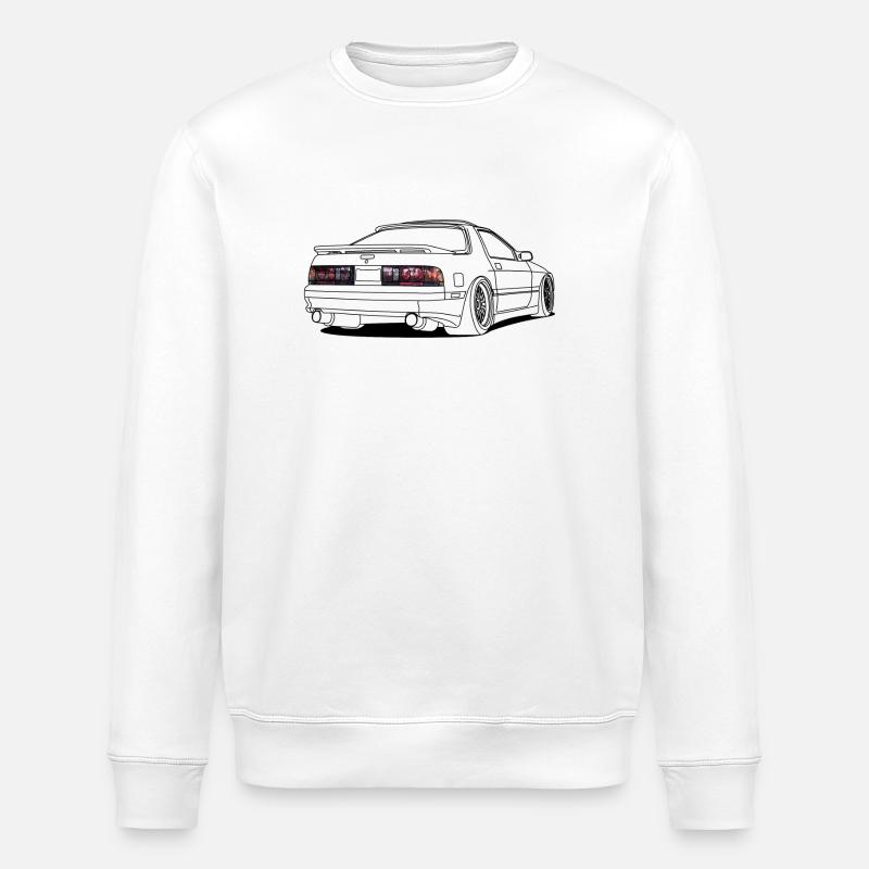 old rx7 white - Stanley/Stella Unisex Bio-Sweatshirt ROLLER - Weiß