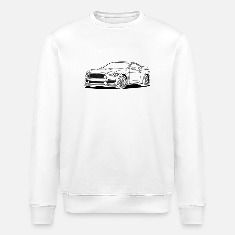 Cool Car - Stanley/Stella Unisex Bio-Sweatshirt ROLLER - Weiß