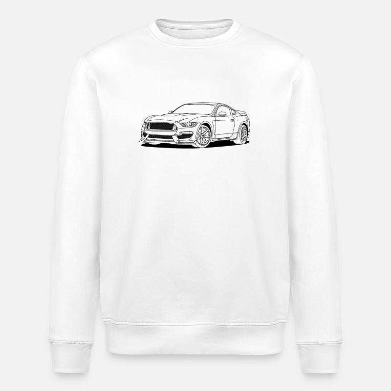 Cool Car White - Sweat bio ROLLER Stanley/Stella Unisexe - blanc
