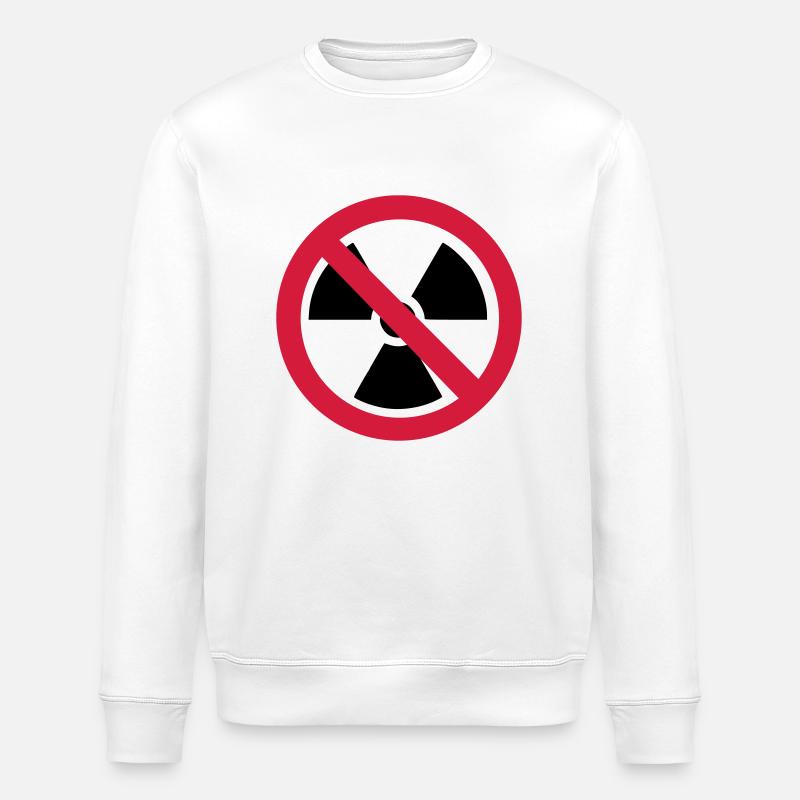 No énergie atomique - Sweat bio ROLLER Stanley/Stella Unisexe - blanc