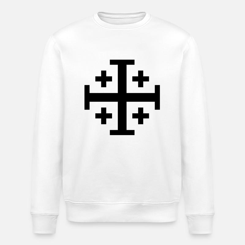 Christentum Collection - Stanley/Stella Unisex Bio-Sweatshirt ROLLER - Weiß