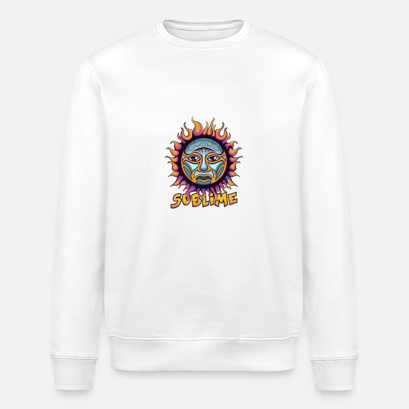 SUBLIME - Stanley/Stella Unisex Bio-Sweatshirt ROLLER - Weiß