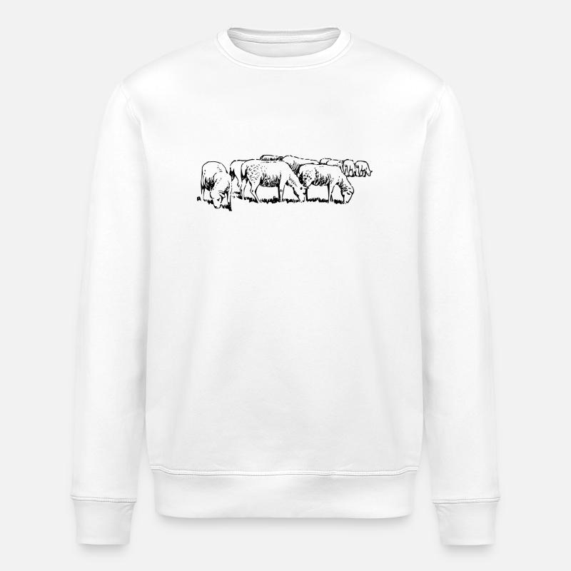 sheep25 - Sweat bio ROLLER Stanley/Stella Unisexe - blanc