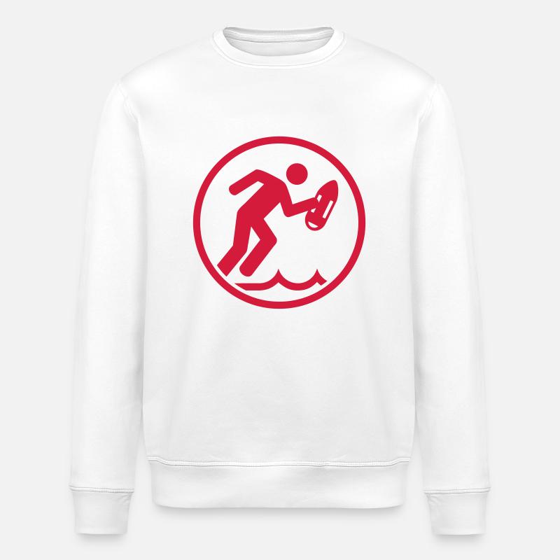 Rettungsschwimmer - Stanley/Stella Unisex Bio-Sweatshirt ROLLER - Weiß