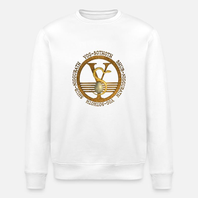 Yog Sothoth Emblem - Sweat bio ROLLER Stanley/Stella Unisexe - blanc