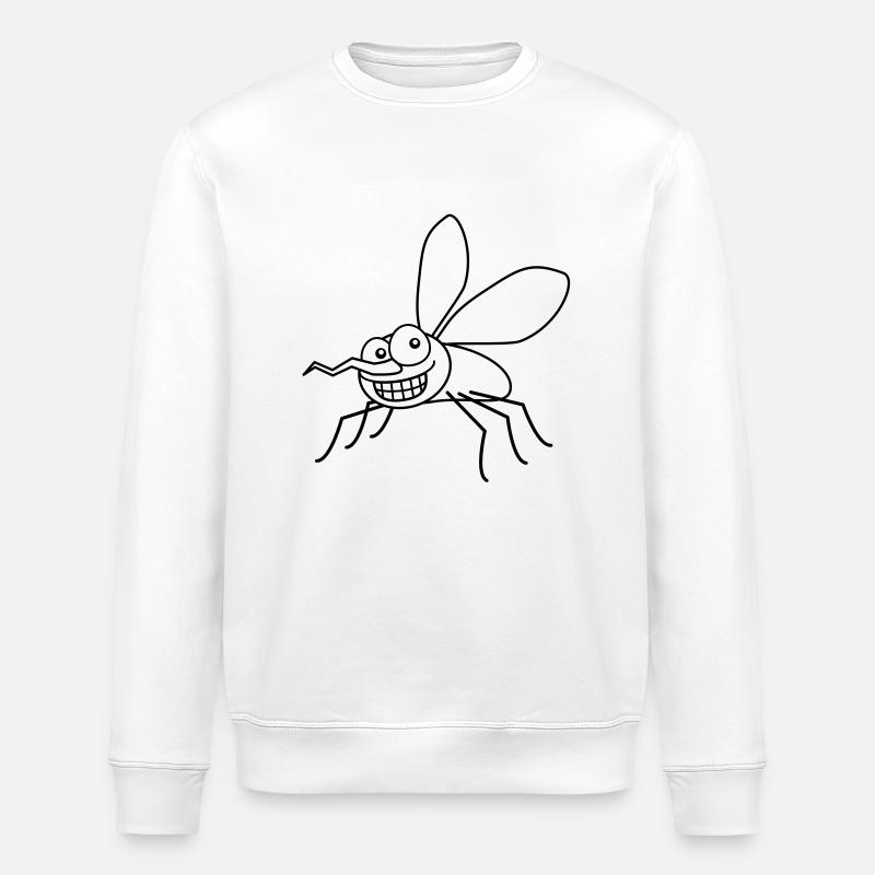 grin_mosquito_1c - Sweat bio ROLLER Stanley/Stella Unisexe - blanc