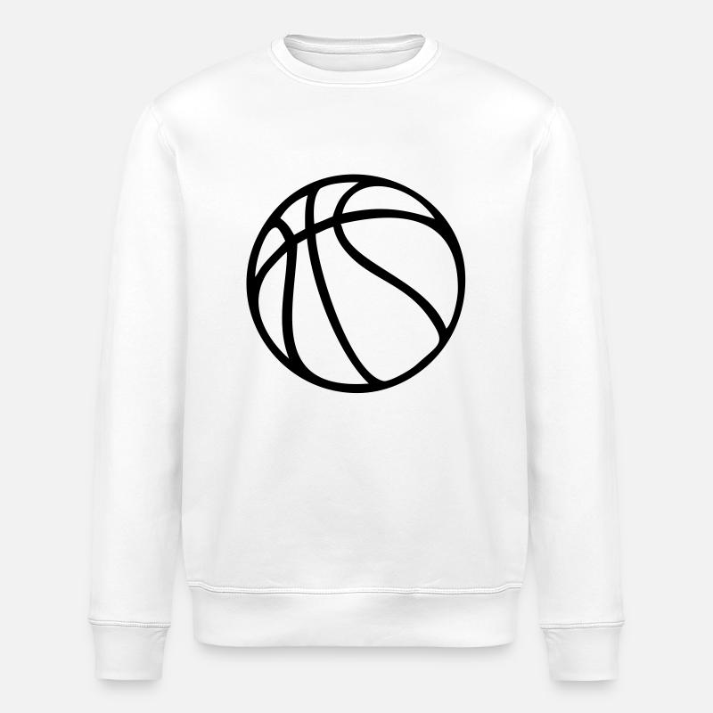 Basket-ball Icône - Sweat bio ROLLER Stanley/Stella Unisexe - blanc