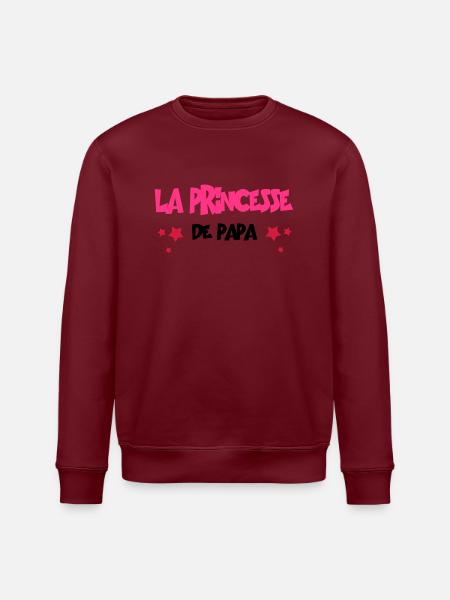 la princesse de - Sweat bio ROLLER Stanley/Stella Unisexe - blanc