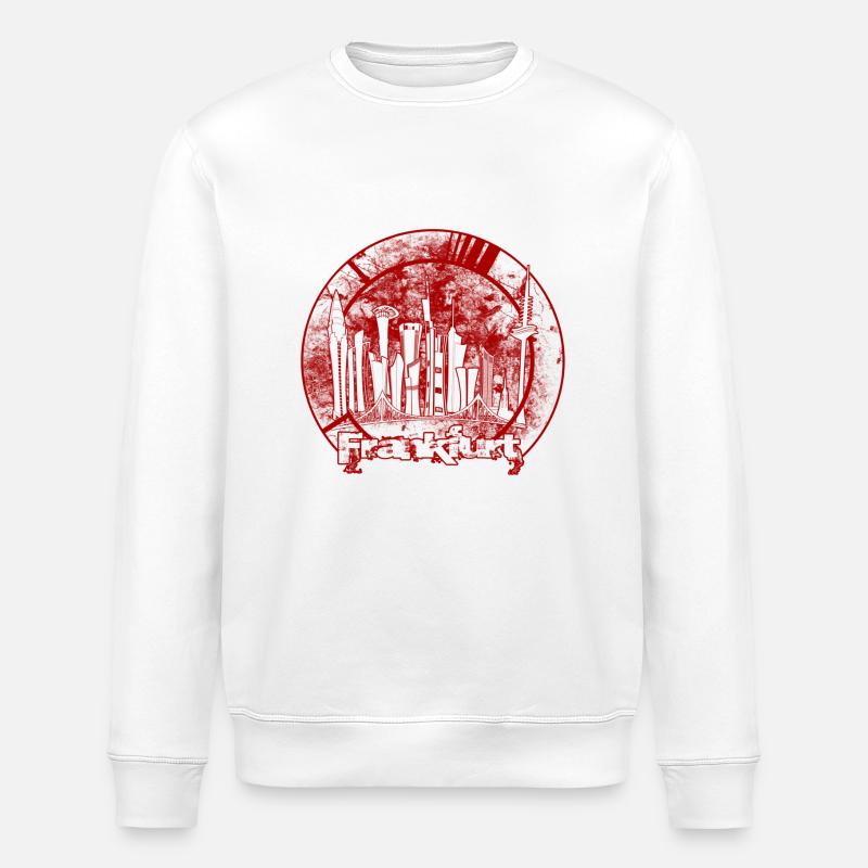 FFM Skyline R - Stanley/Stella Unisex Bio-Sweatshirt ROLLER - Weiß