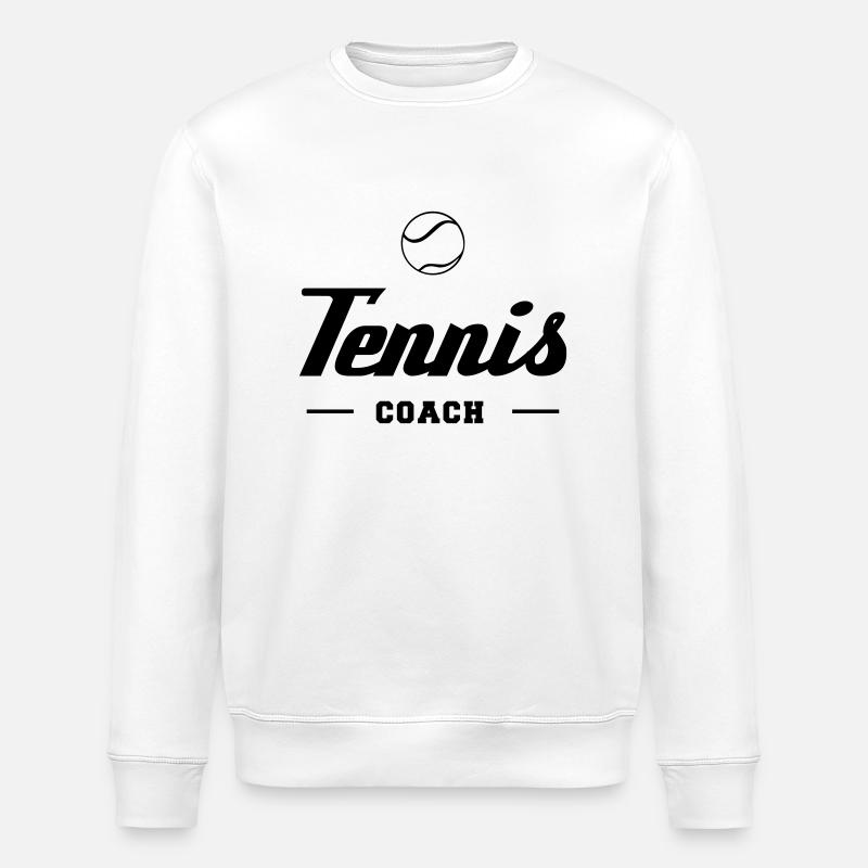 Tennis Coach - Sweat bio ROLLER Stanley/Stella Unisexe - blanc