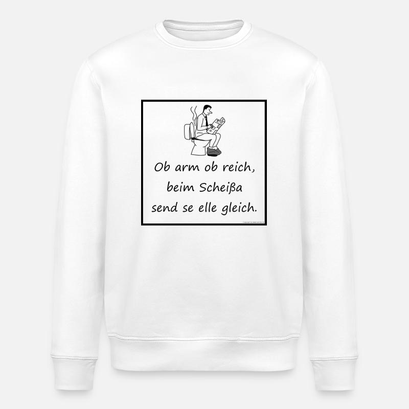 All the same - Stanley/Stella ROLLER Unisex Organic Sweatshirt - white
