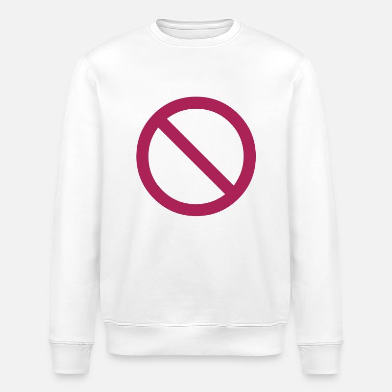 Interdit ! - Stanley/Stella ROLLER Unisex Organic Sweatshirt - white