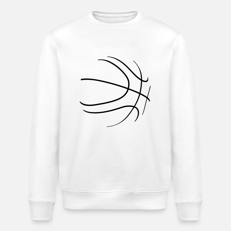 basketballline - Sweat bio ROLLER Stanley/Stella Unisexe - blanc