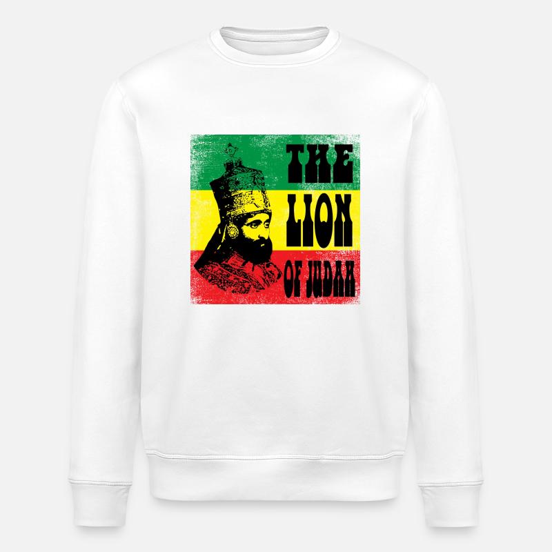 Reggae eu - Stanley/Stella ROLLER Unisex Organic Sweatshirt - white