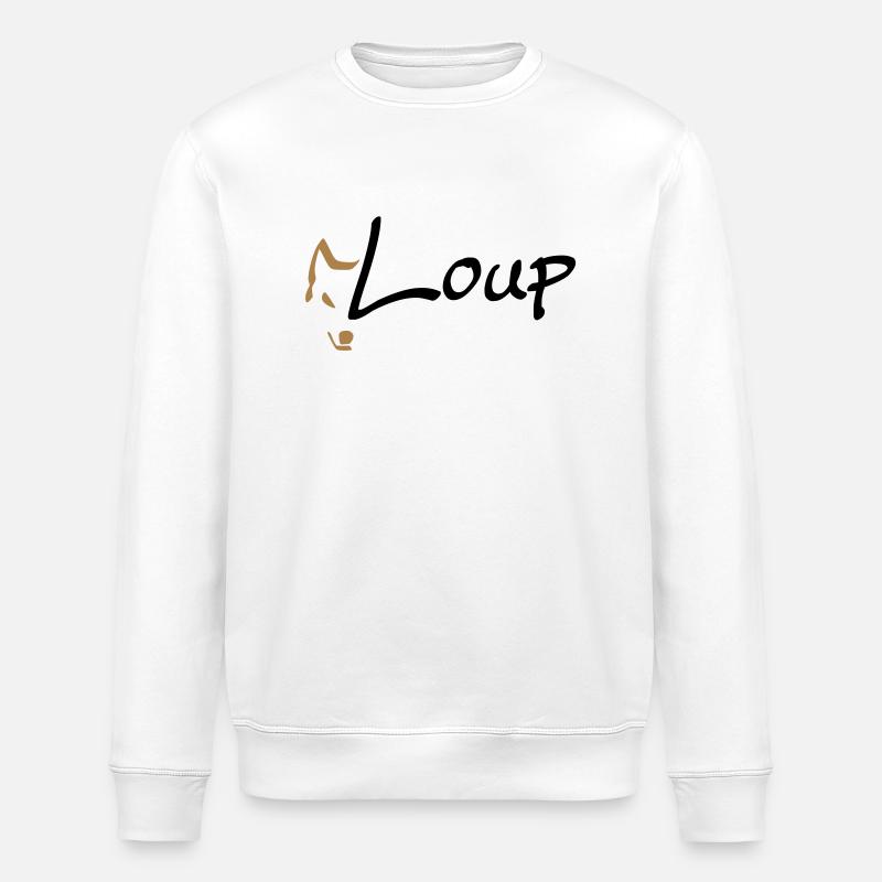 loup - Stanley/Stella Unisex Bio-Sweatshirt ROLLER - Weiß