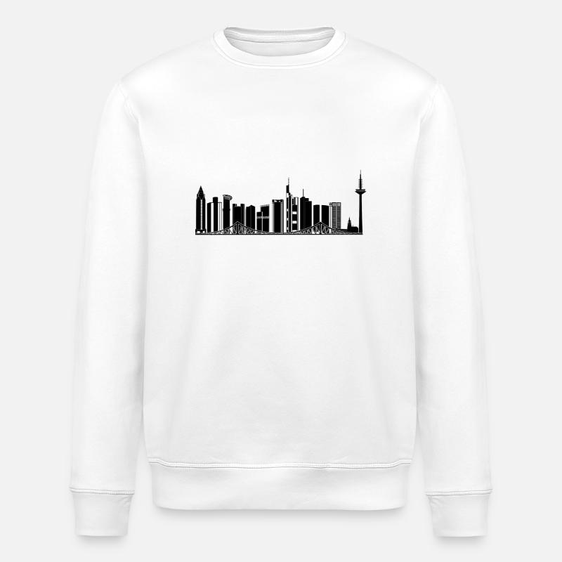 FFM - Frankfurt Skyline - Stanley/Stella Unisex Bio-Sweatshirt ROLLER - Weiß