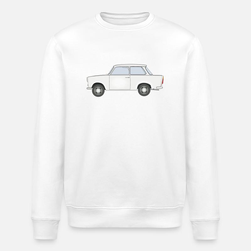 Trabbi Ostalgie Design - Stanley/Stella Unisex Bio-Sweatshirt ROLLER - Weiß