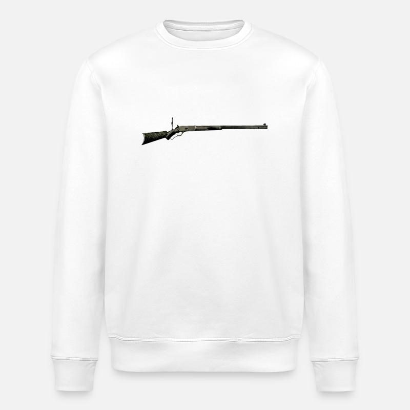 Waffe - Stanley/Stella Unisex Bio-Sweatshirt ROLLER - Weiß