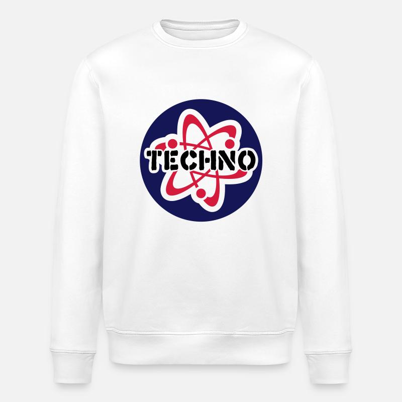 Techno__V006 - Stanley/Stella Unisex Bio-Sweatshirt ROLLER - Weiß