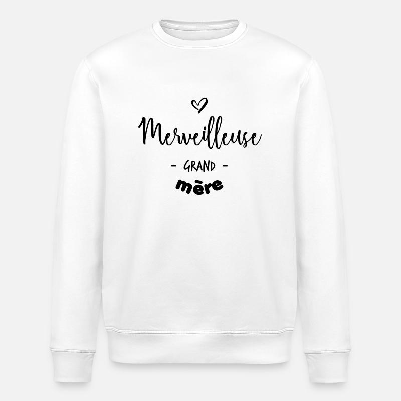 merveilleuse grand-mère - Sweat bio ROLLER Stanley/Stella Unisexe - blanc