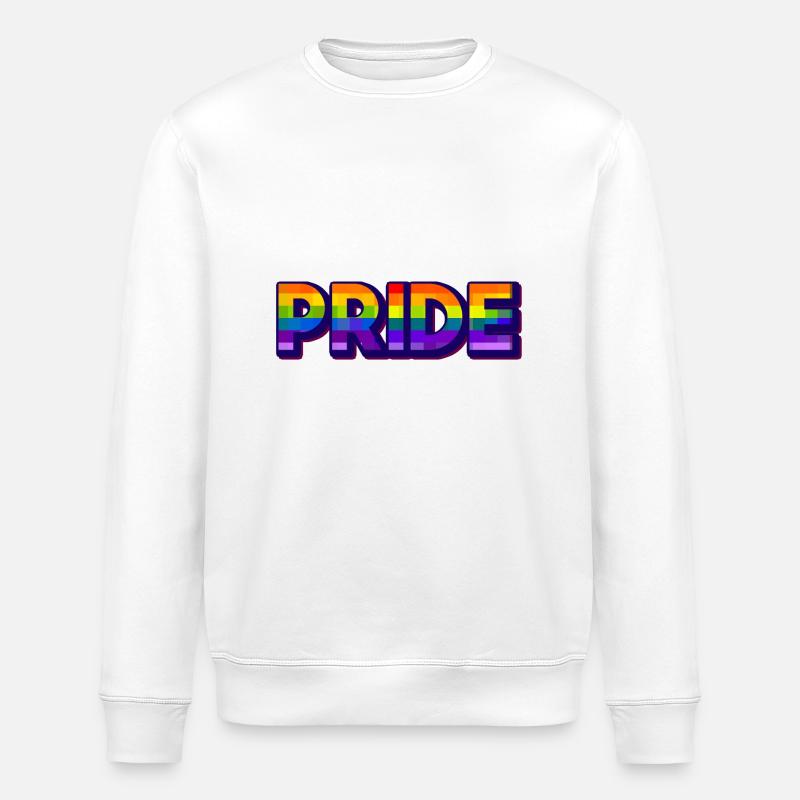 Gay Pride - Stanley/Stella Unisex Bio-Sweatshirt ROLLER - Weiß