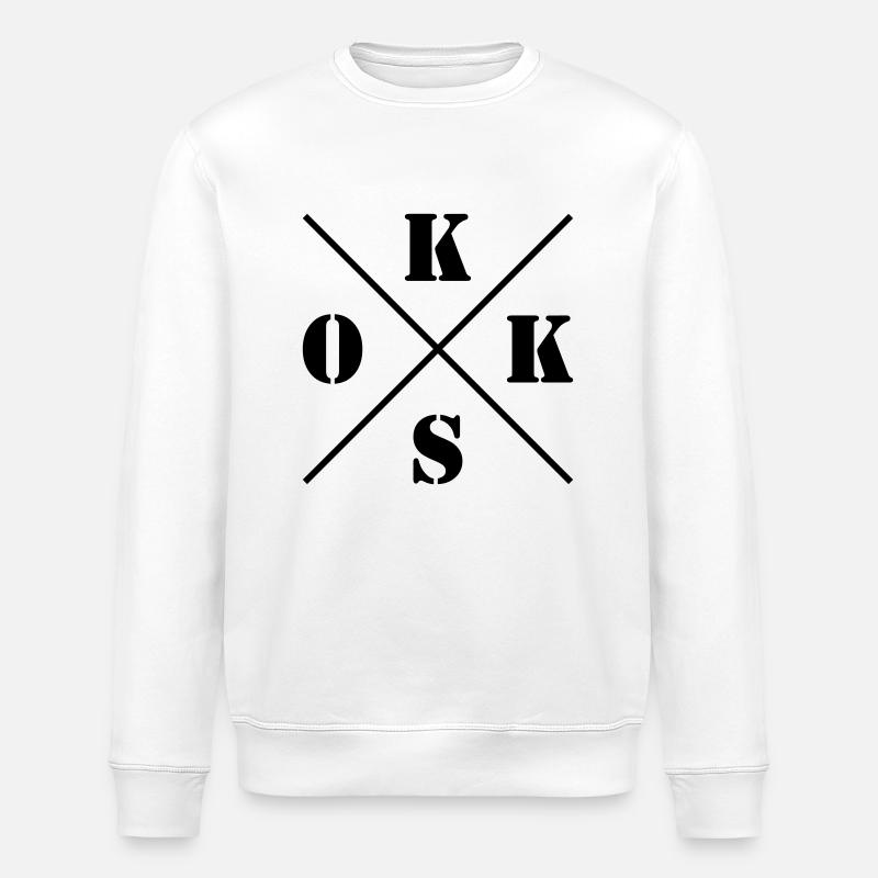 Logo de - Sweat bio ROLLER Stanley/Stella Unisexe - blanc