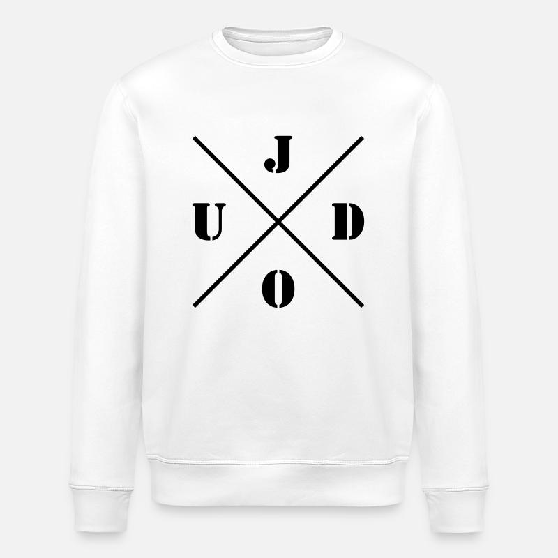 Judo Logo - Sweat bio ROLLER Stanley/Stella Unisexe - blanc