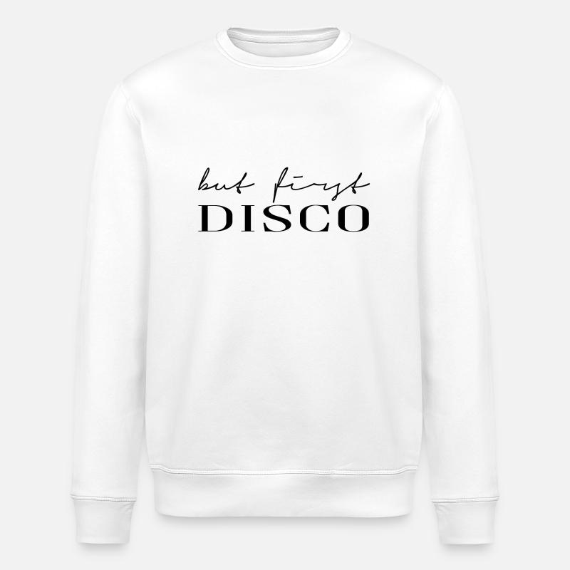 First Disco - Stanley/Stella Unisex Bio-Sweatshirt ROLLER - Weiß
