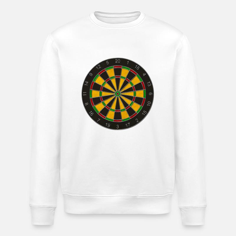 Jeu de fléchettes / cible - Sweat bio ROLLER Stanley/Stella Unisexe - blanc