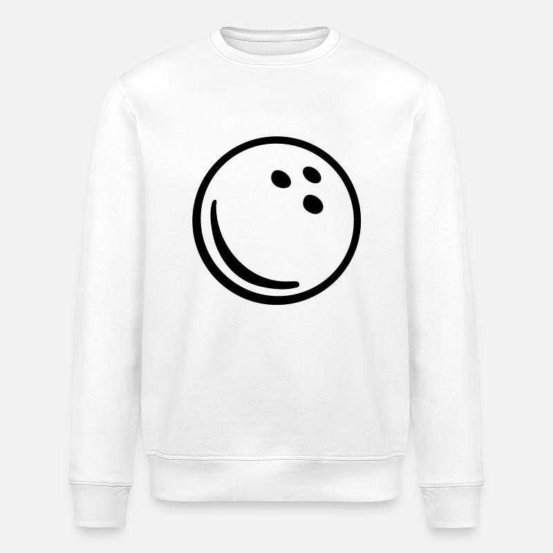 Bowling - Stanley/Stella ROLLER Unisex Organic Sweatshirt - white