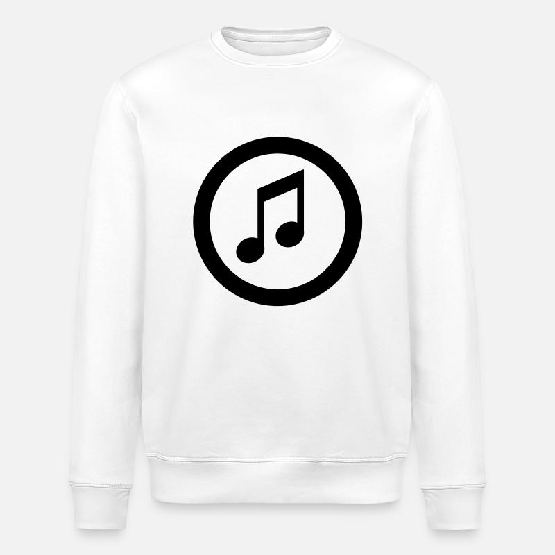 note icon - Stanley/Stella Unisex Bio-Sweatshirt ROLLER - Weiß