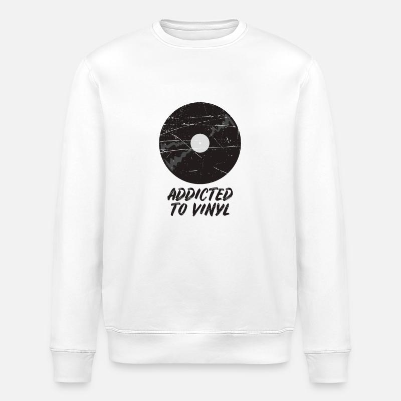 vinyle - Sweat bio ROLLER Stanley/Stella Unisexe - blanc