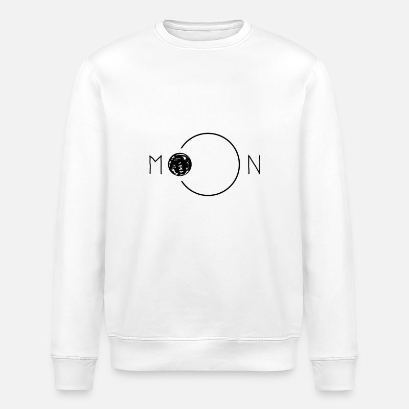 Lune lune cadeau - Sweat bio ROLLER Stanley/Stella Unisexe - blanc