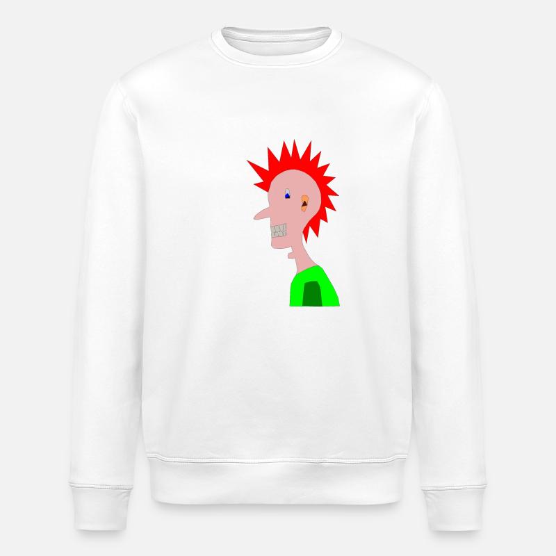 Punk cool, punk - Sweat bio ROLLER Stanley/Stella Unisexe - blanc