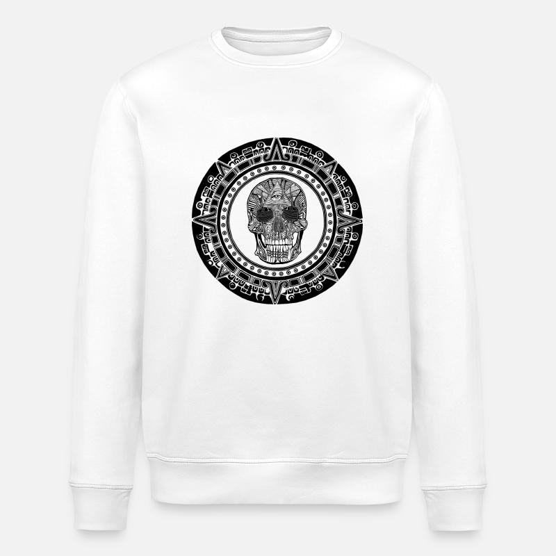 Das Illuminated - Stanley/Stella Unisex Bio-Sweatshirt ROLLER - Weiß