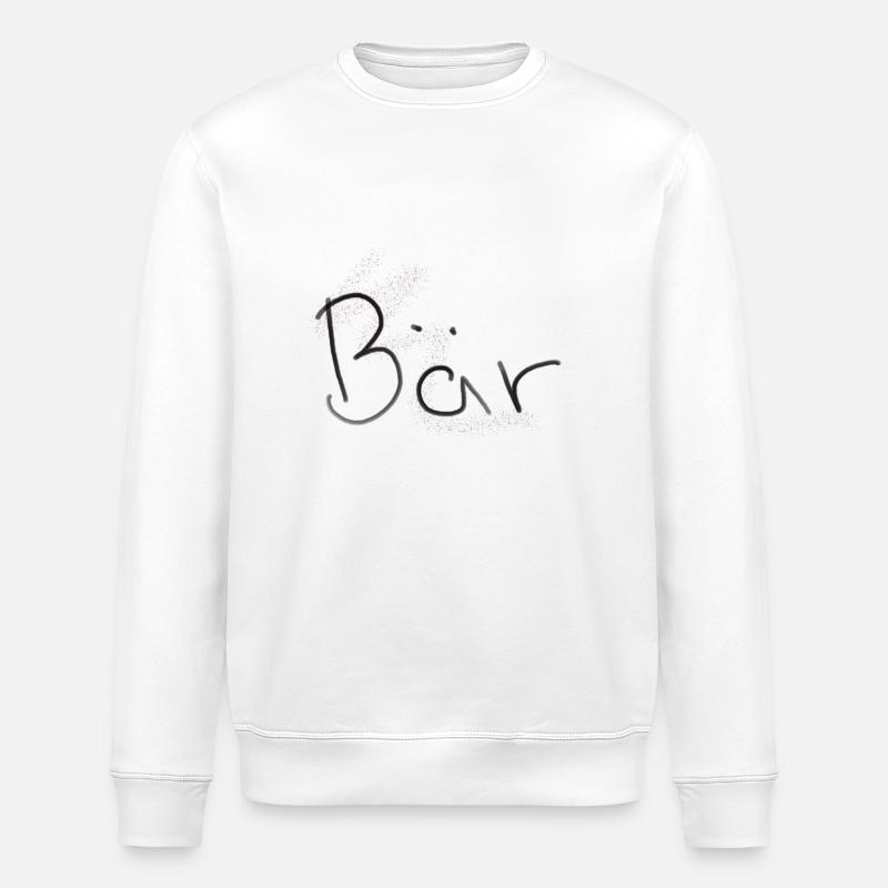 Bär - Stanley/Stella Unisex Bio-Sweatshirt ROLLER - Weiß