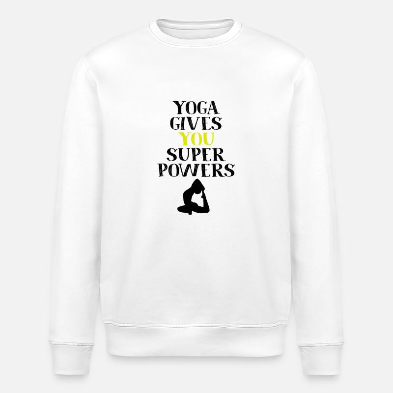 Yoga - Stanley/Stella Unisex Bio-Sweatshirt ROLLER - Weiß