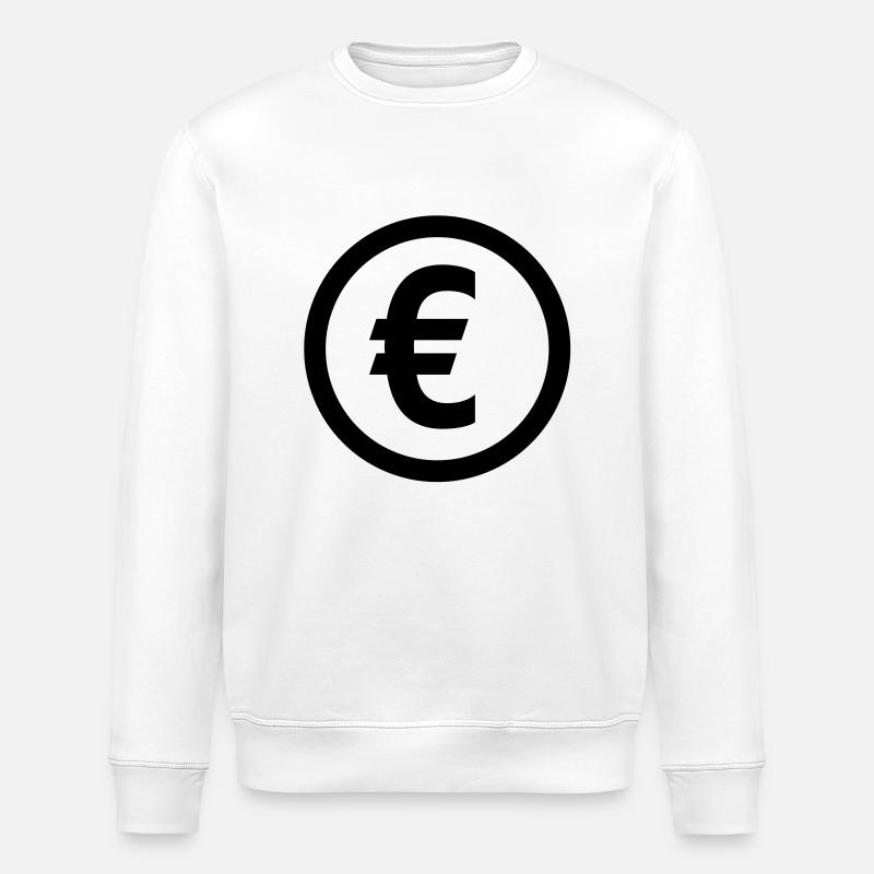 Euro - Stanley/Stella ROLLER Unisex Organic Sweatshirt - white
